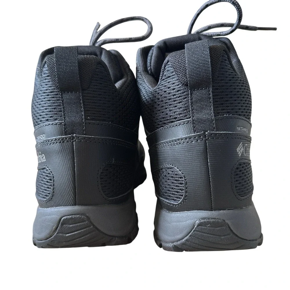 NEW Columbia Granite Trail Mid Waterproof Boots Mens Sz 13 Black Hiking Gorpcore